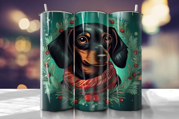 Cute Dachshund Tumbler Wrap