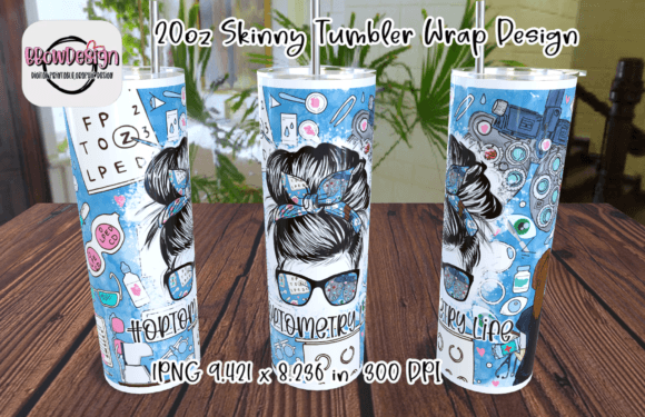 Optometry Life 20oz Skinny Tumbler