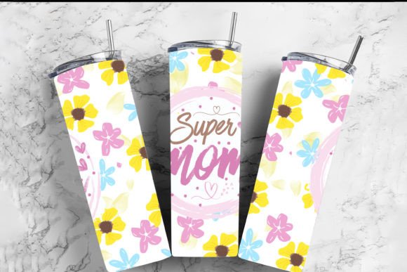 Super Mom Tumbler Sublimation