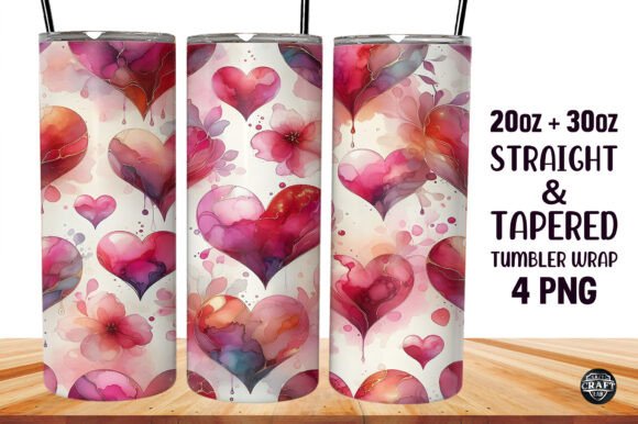 Valentine Love Tumbler Wrap 20oz PNG